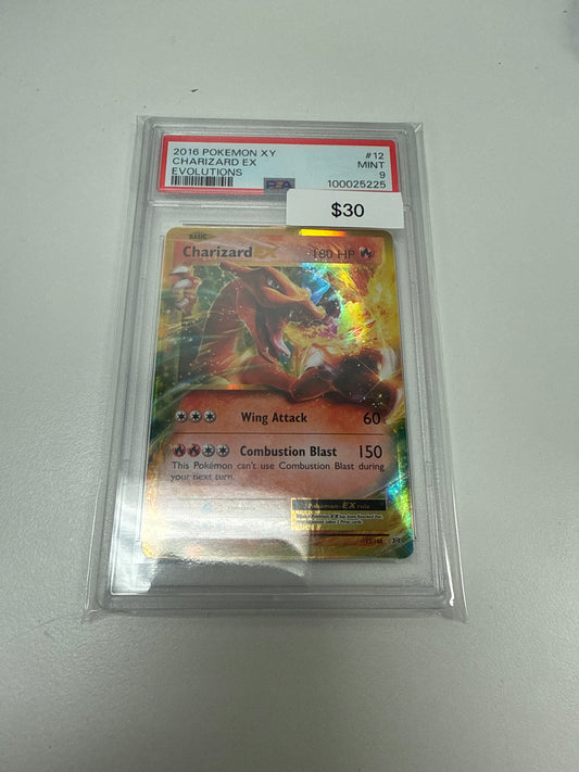 Pokemon Charizard Ex #12/108 PSA 9
