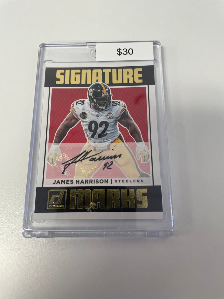 2018 Donruss James Harrison Auto 