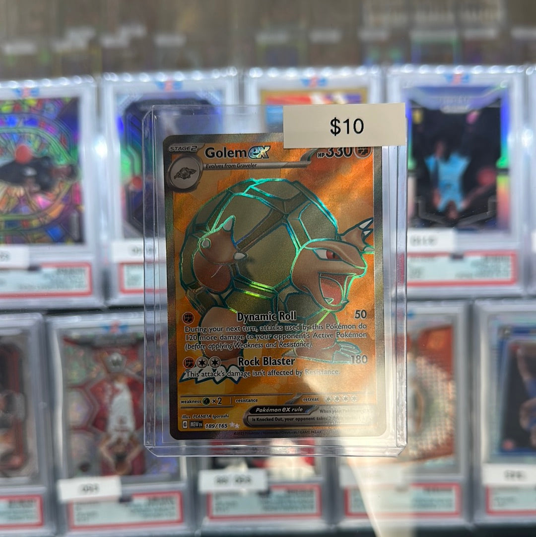 Pokémon Golem EX 189/165