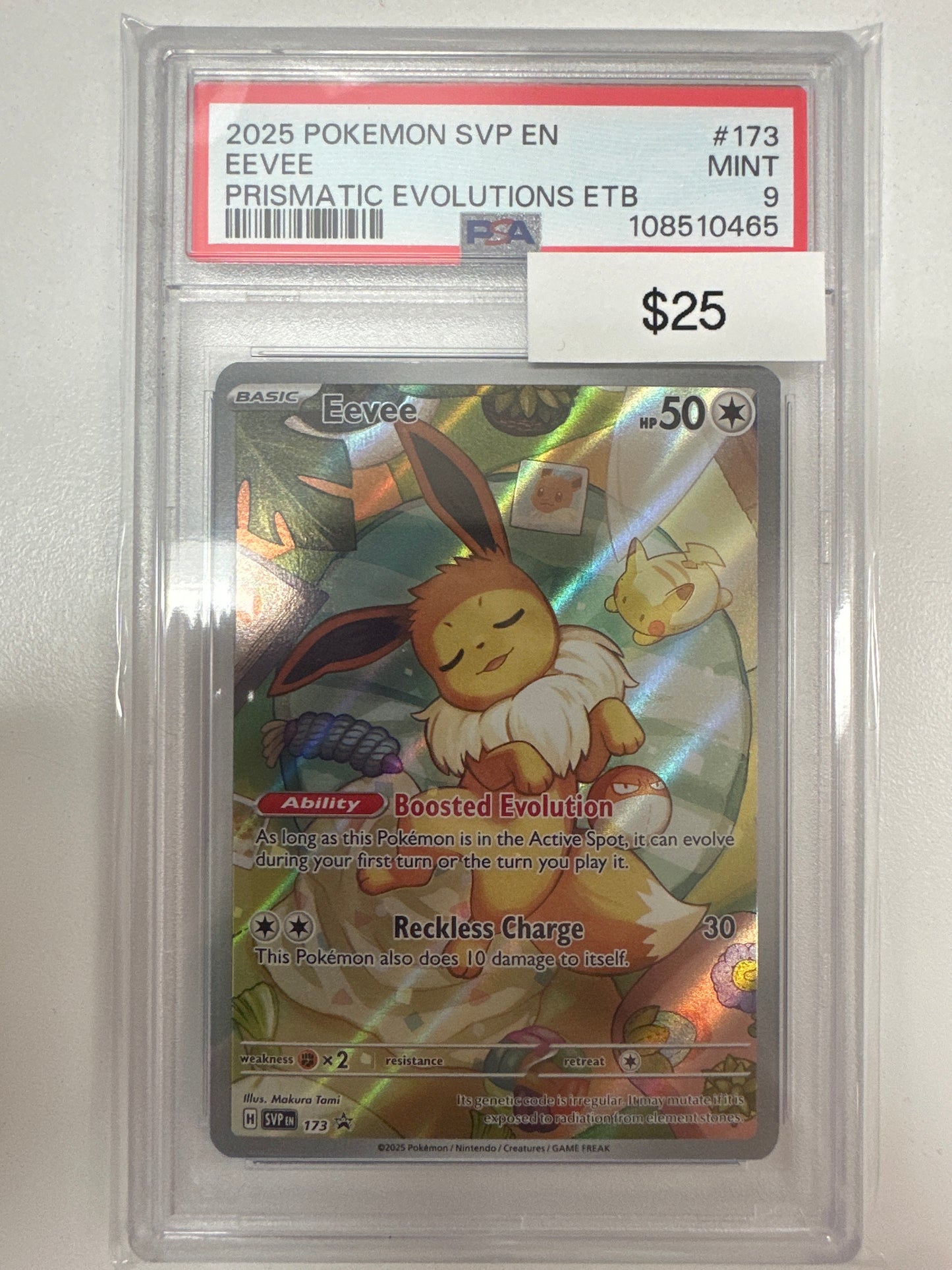 Pokemon Eevee 173 PSA 9