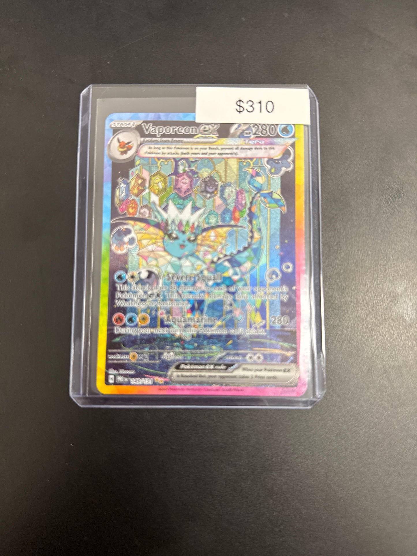 Pokémon Prismatic Evolutions Vaporeon EX 149/131