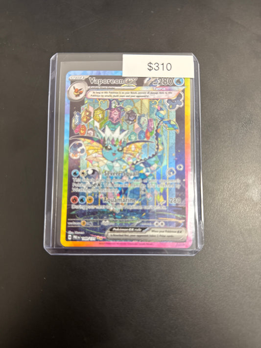 Pokémon Prismatic Evolutions Vaporeon EX 149/131