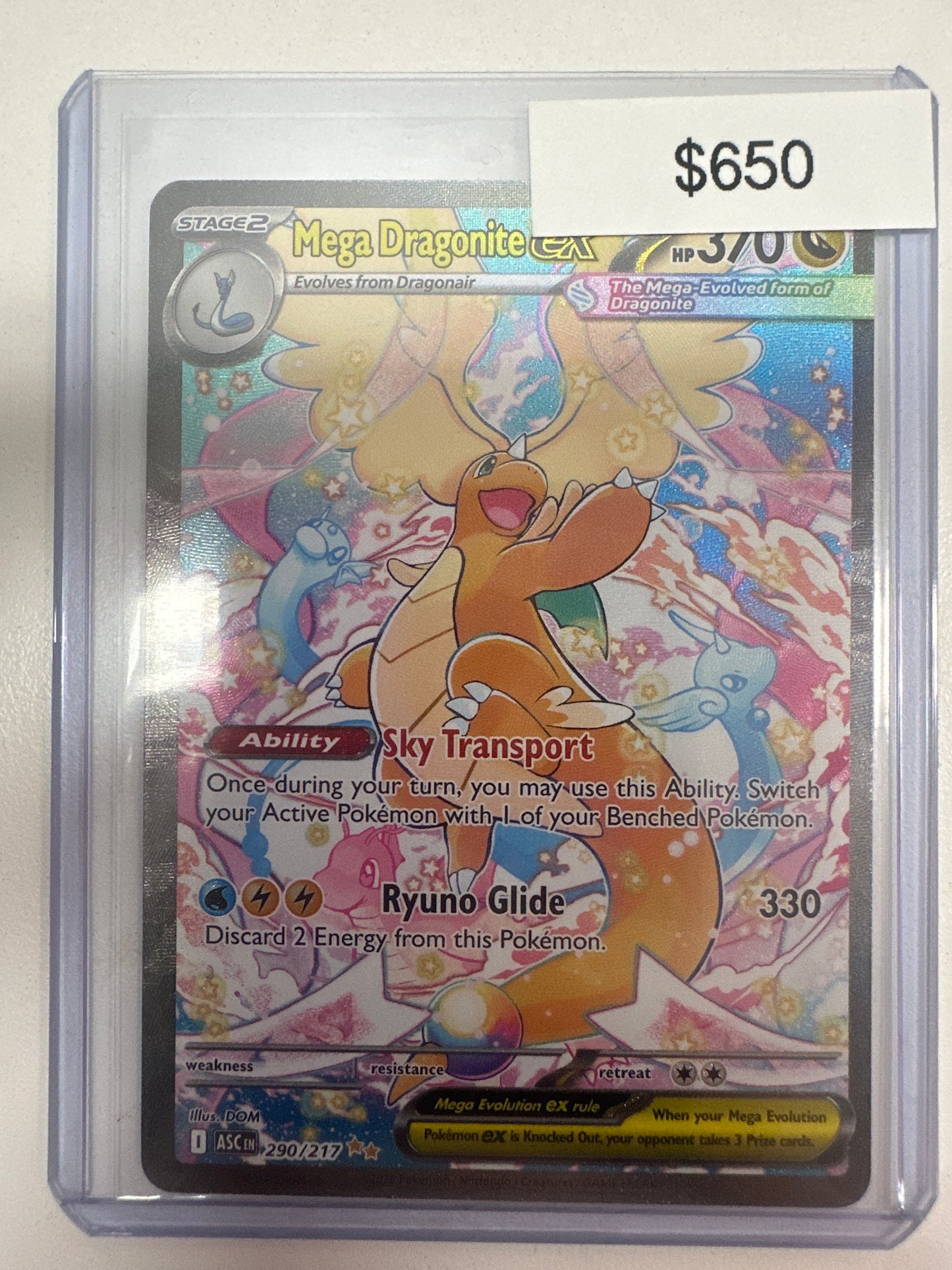 Pokemon Mega Dragonite ex 290/217