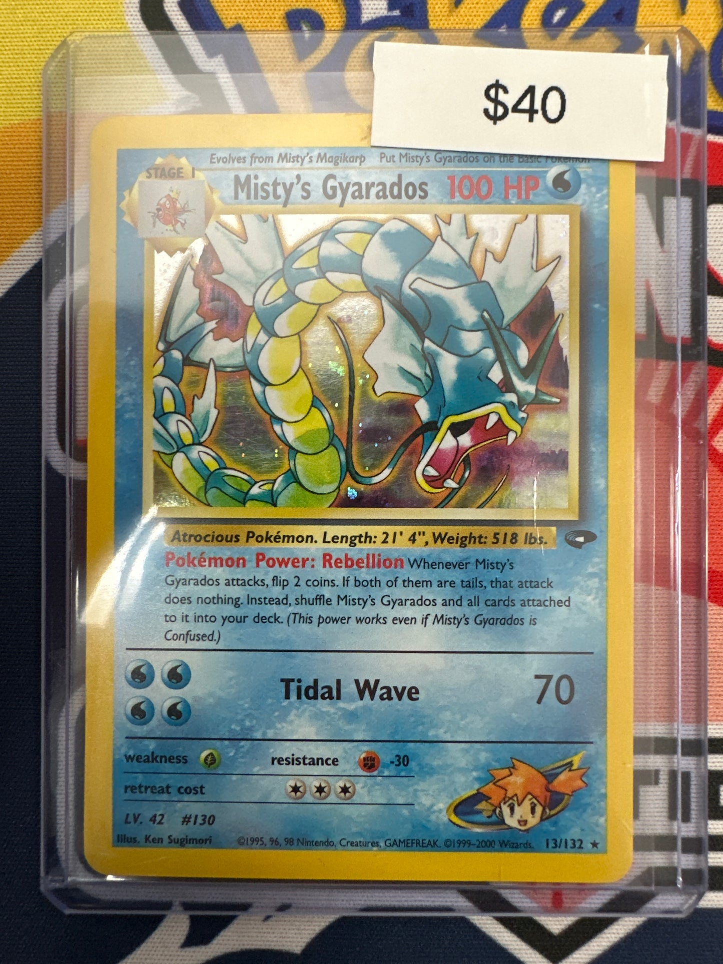 Pokémon Misty Gyarados Holo 13/132