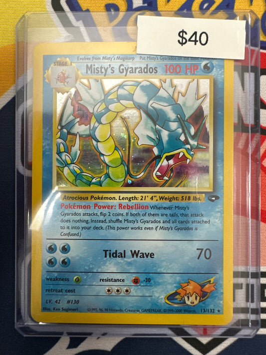 Pokémon Misty Gyarados Holo 13/132