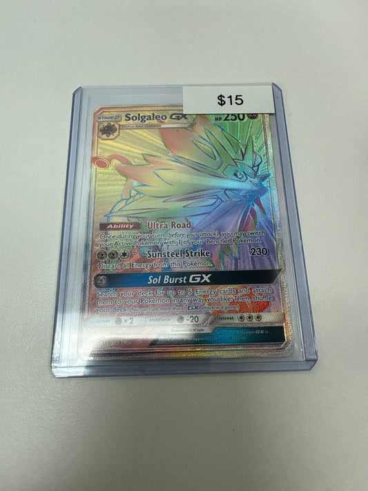Pokemon Solgaleo Gx #155/149