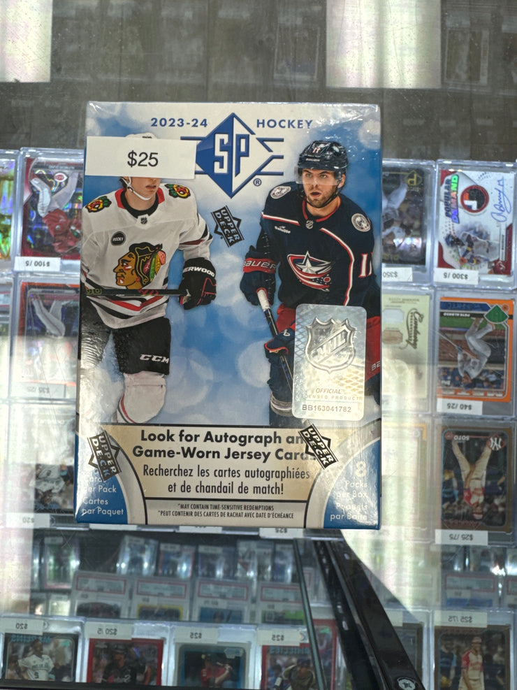 2023/24 Upper Deck SP Hocky Blaster Box