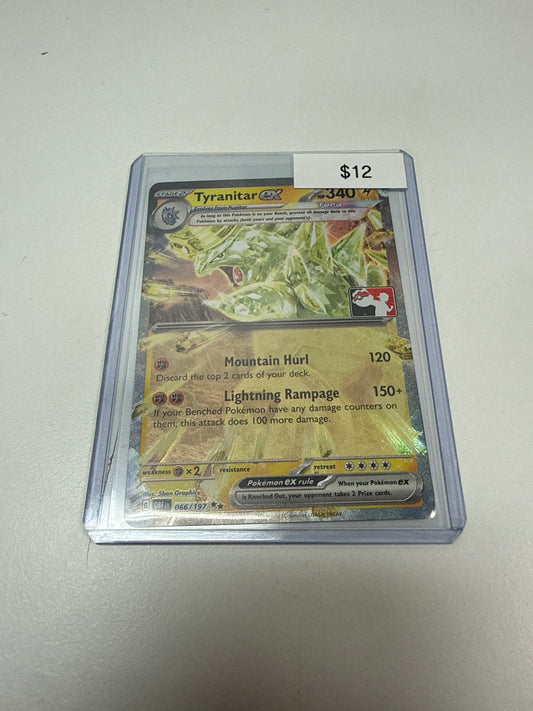 Pokemon Tyranitar Ex Prize Pack #066/197