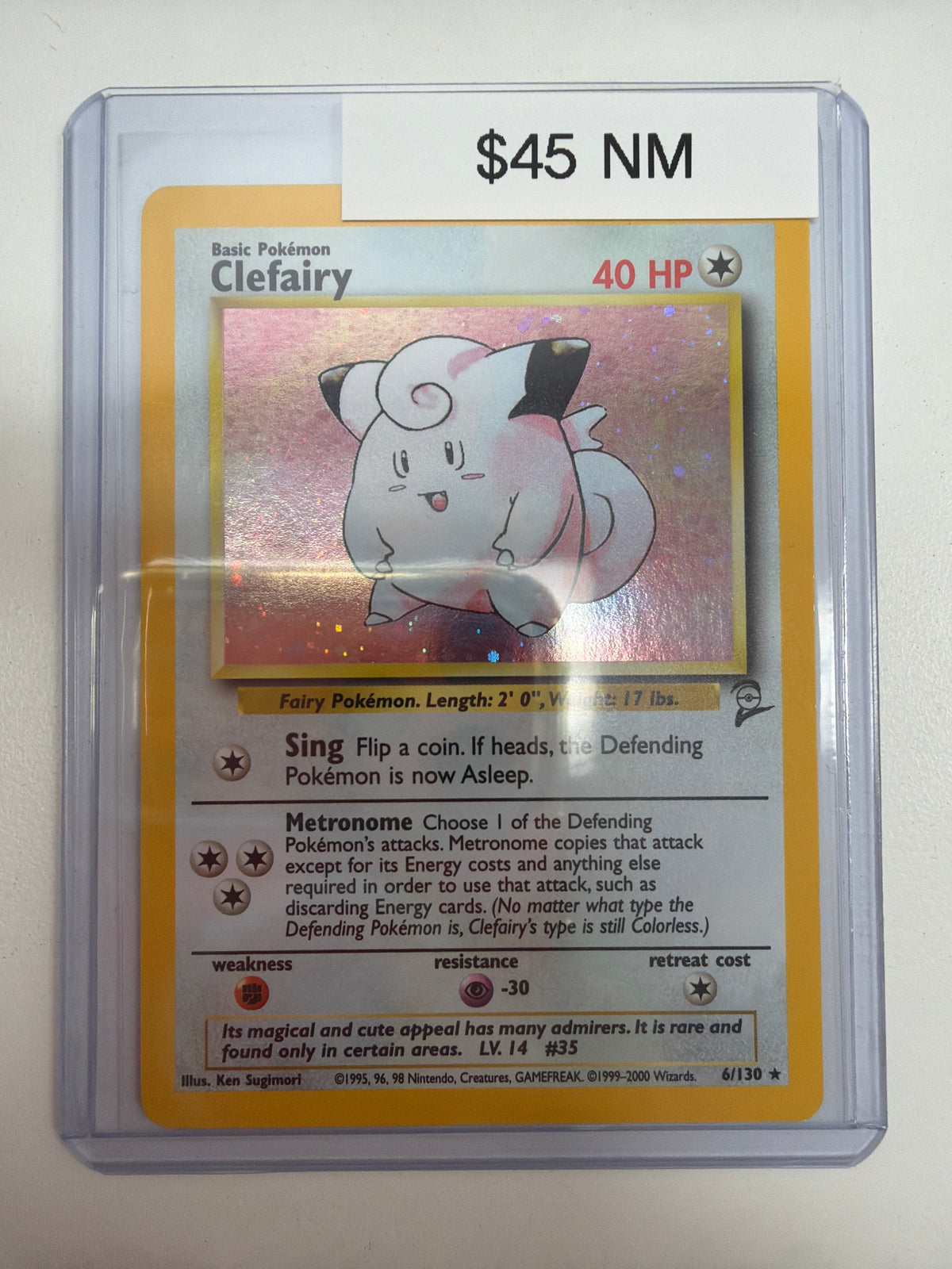 Pokemon Clefairy 6/130