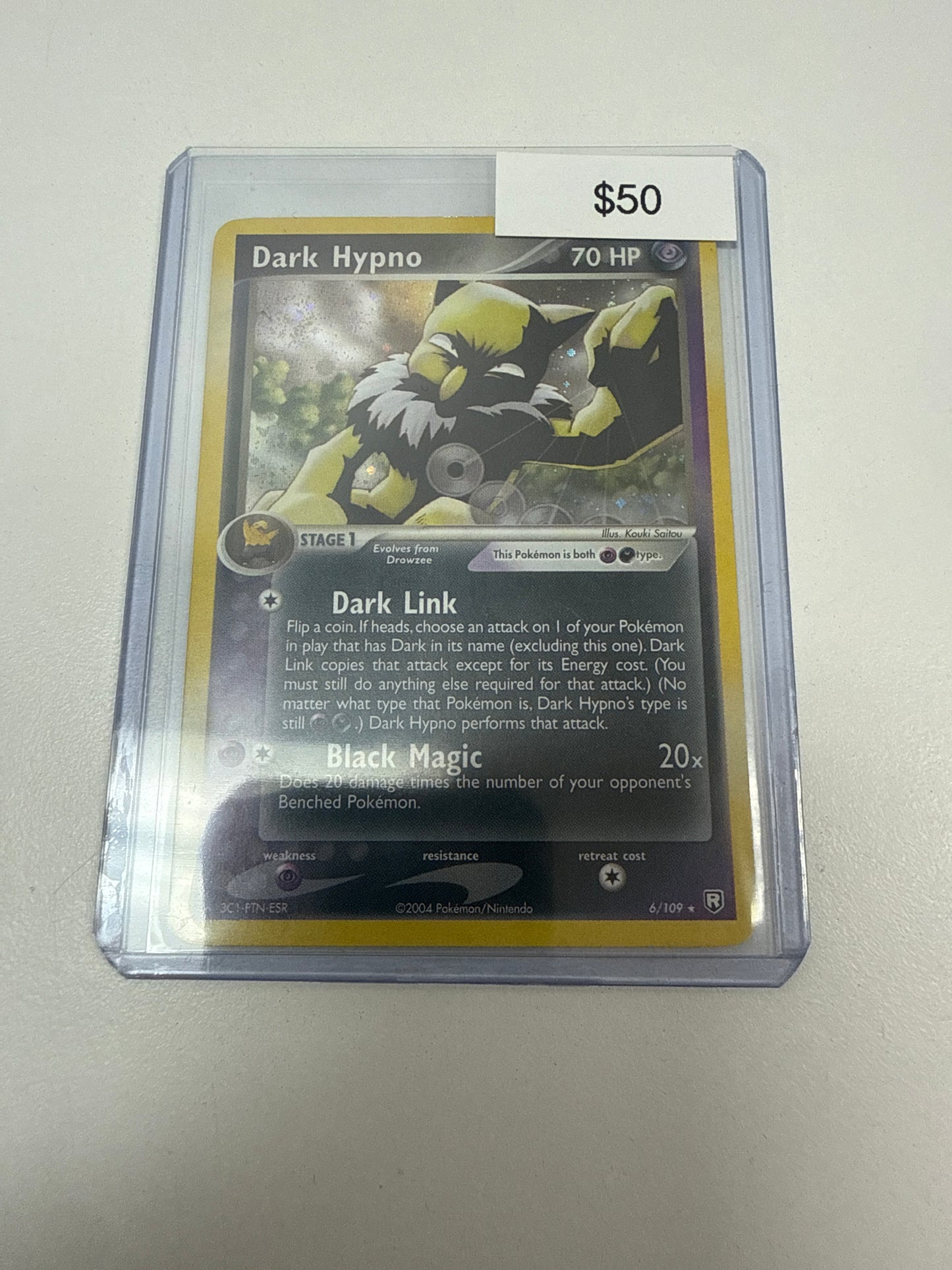 Pokemon Dark Hypno Holo #6/109
