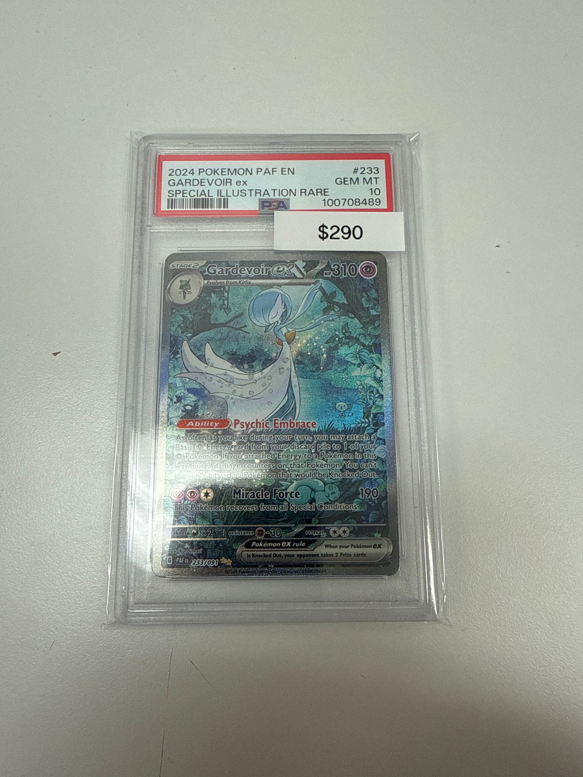 Pokemon Paldean Fates Gardevoir Ex 233/091 PSA 10