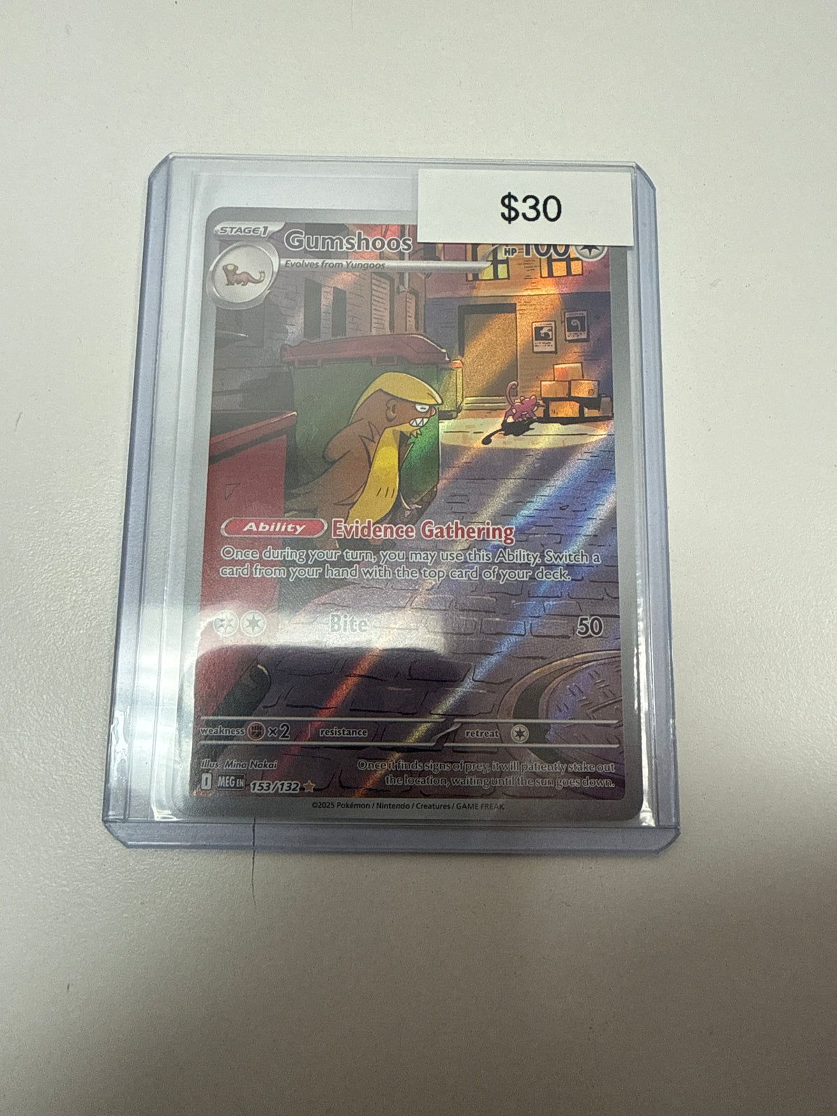 Pokemon Gumshoos #153/132