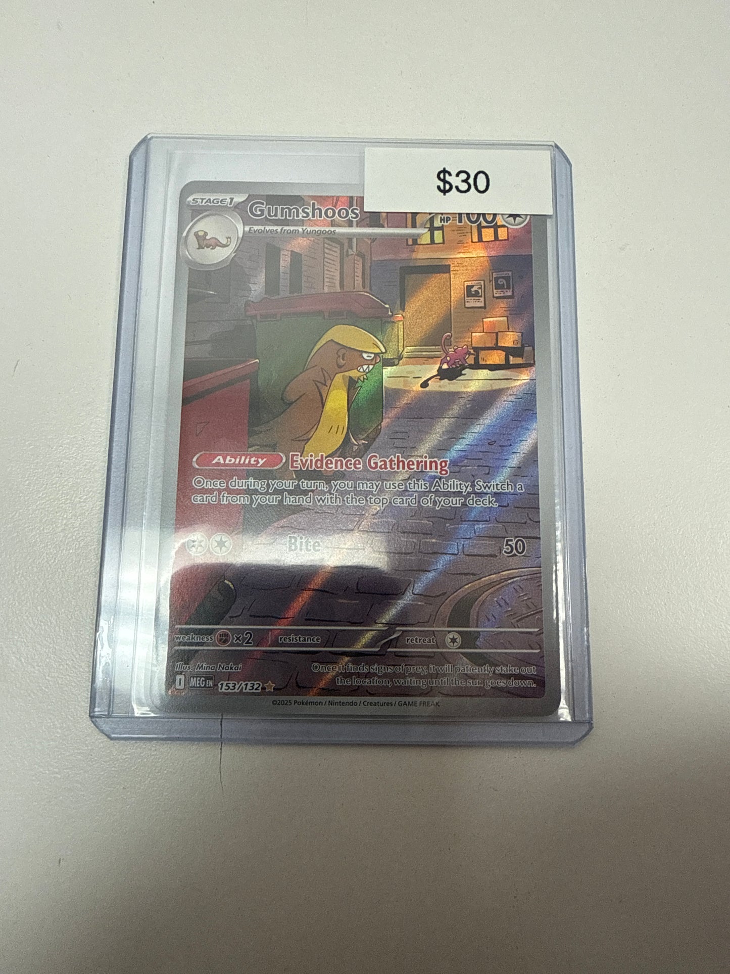 Pokemon Gumshoos #153/132