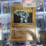 Pokemon Machoke 1st Edition Base Set Non-Holo #34/102