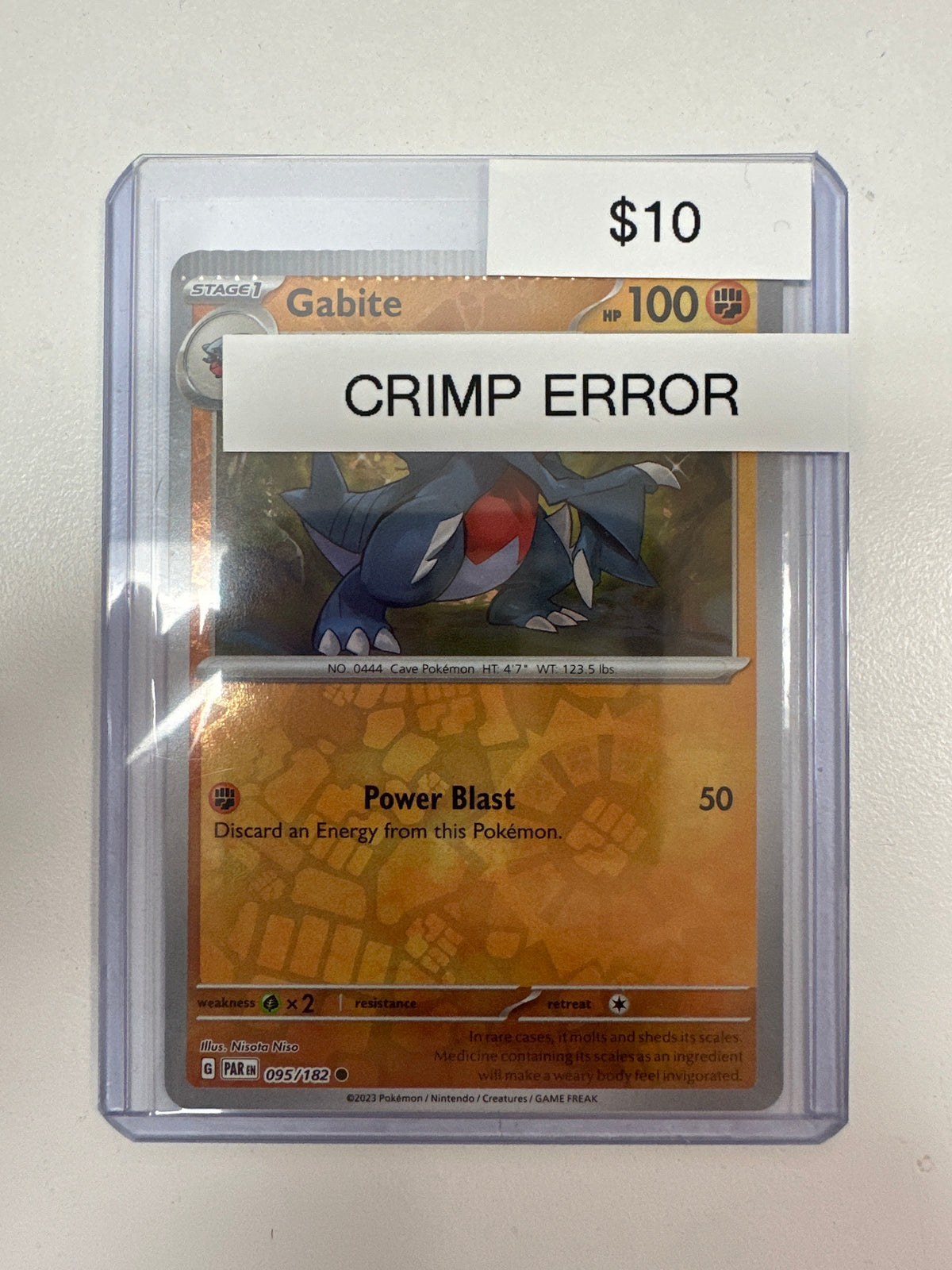 Pokemon Gabite Crimp Error 095/182