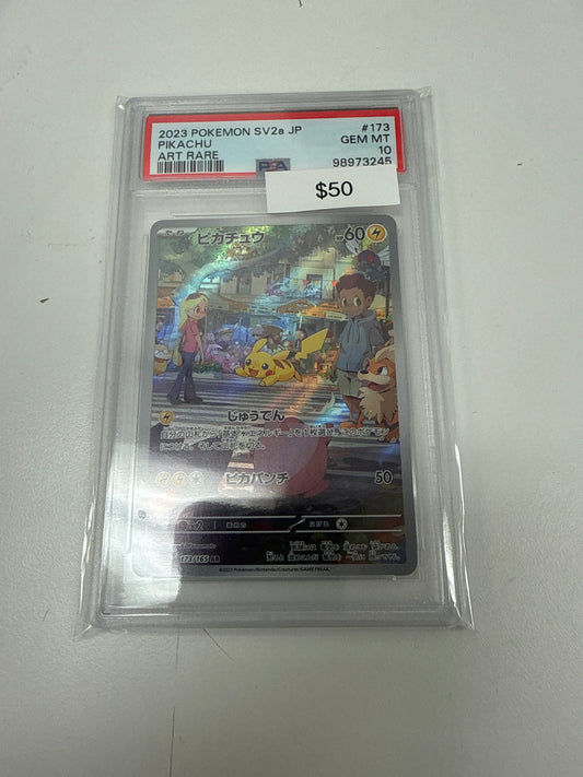 Pokemon Pikachu AR #173/165 PSA 10