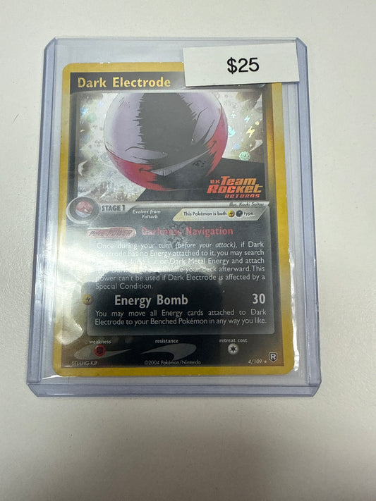 Pokemon Dark Electrode Holo Stamped #6/108