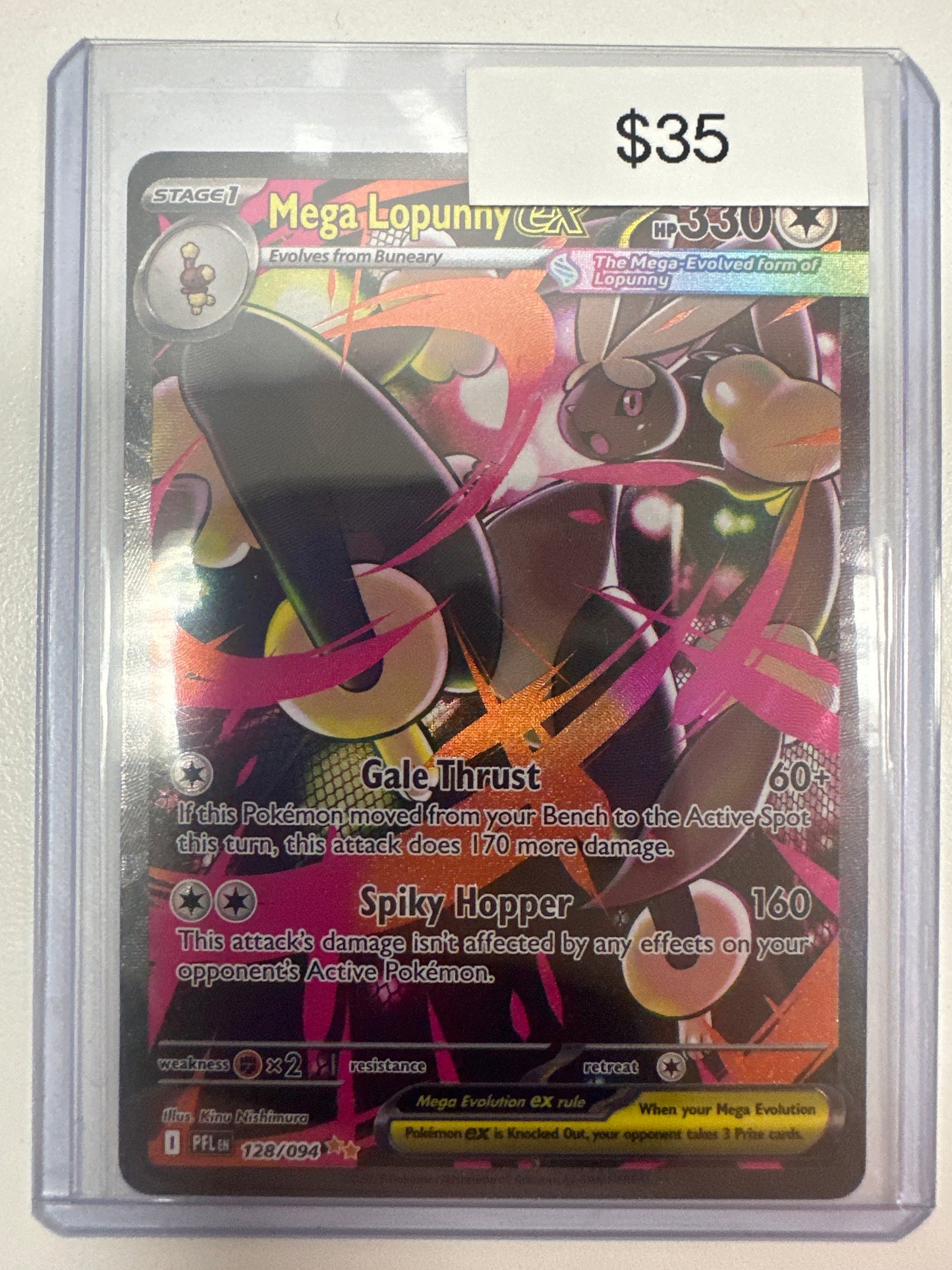 Pokemon Mega Lopunny ex 128/094