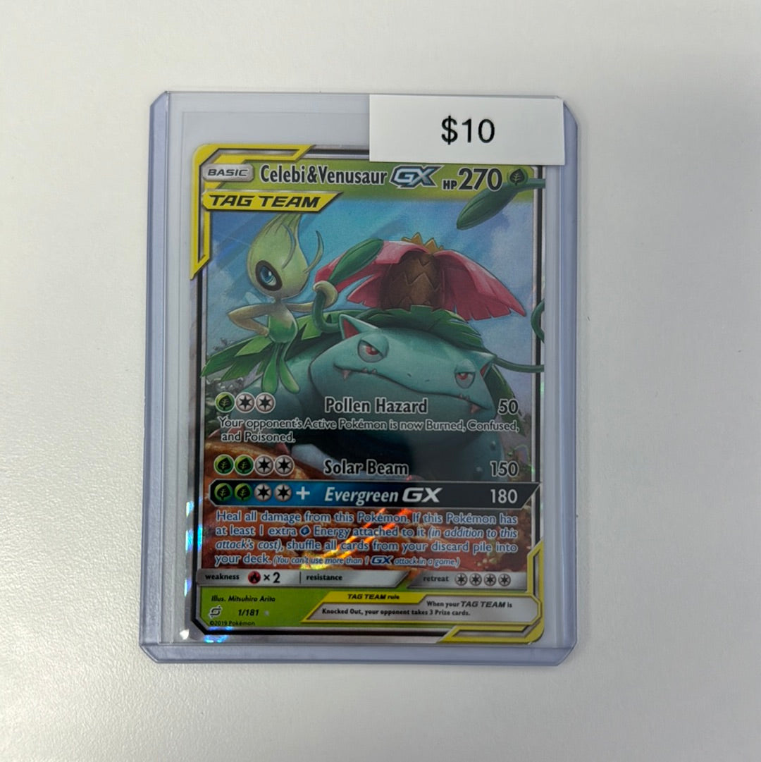 Pokémon Celebi & Venusaur GX 1/181