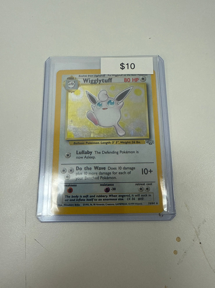 Pokémon Wigglytuff Jungle Holo 16/64