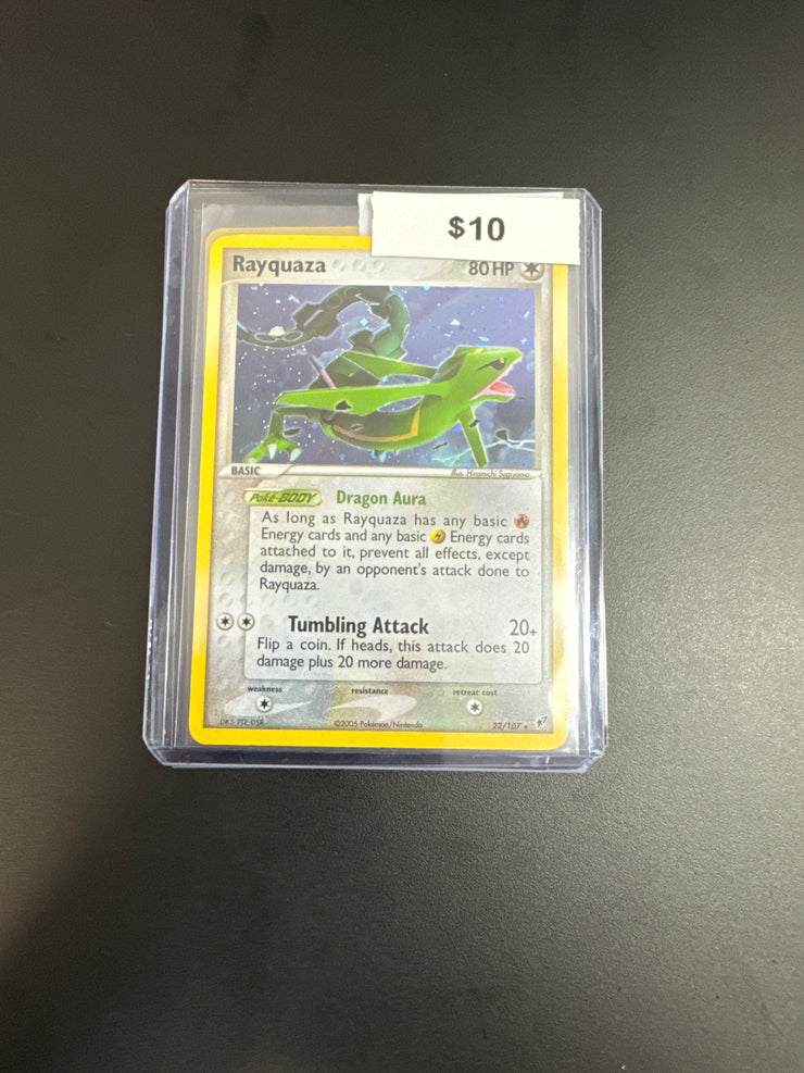 Pokémon Rayquaza Holo 22/107