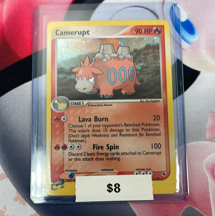 Pokémon Camerupt Ruby Sapphire Holo 4/109