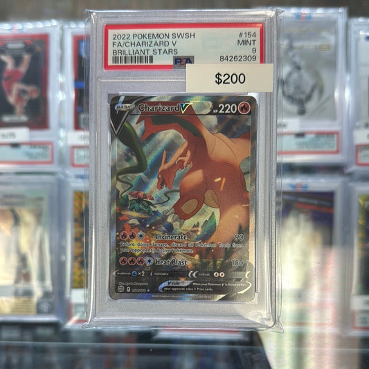 Pokémon Brilliant Stars Charizard V PSA 9