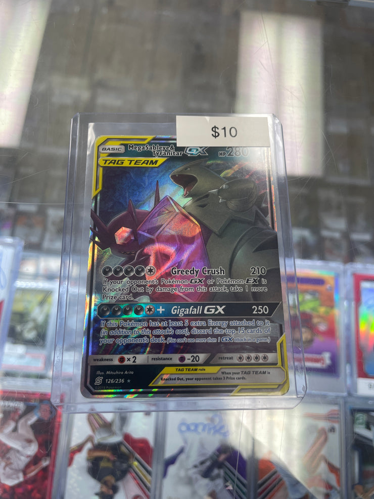 Mega Sableye & Tyranitar Gx 