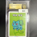 Pokemon Old Maid Bulbasaur CGC Prestine 10