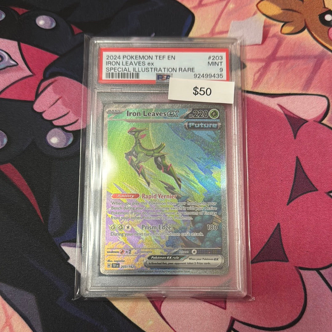 Pokémon Temporal Forces Iron Leaves Ex 203 PSA 9