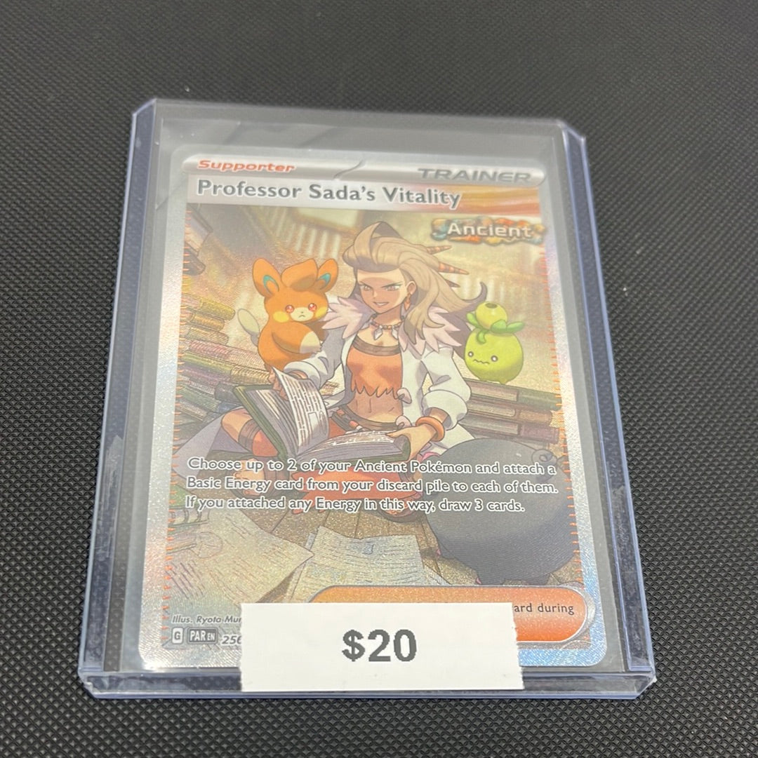 Pokémon Professor Sada’s Vitality Paradox Rift Alt Art 256/182