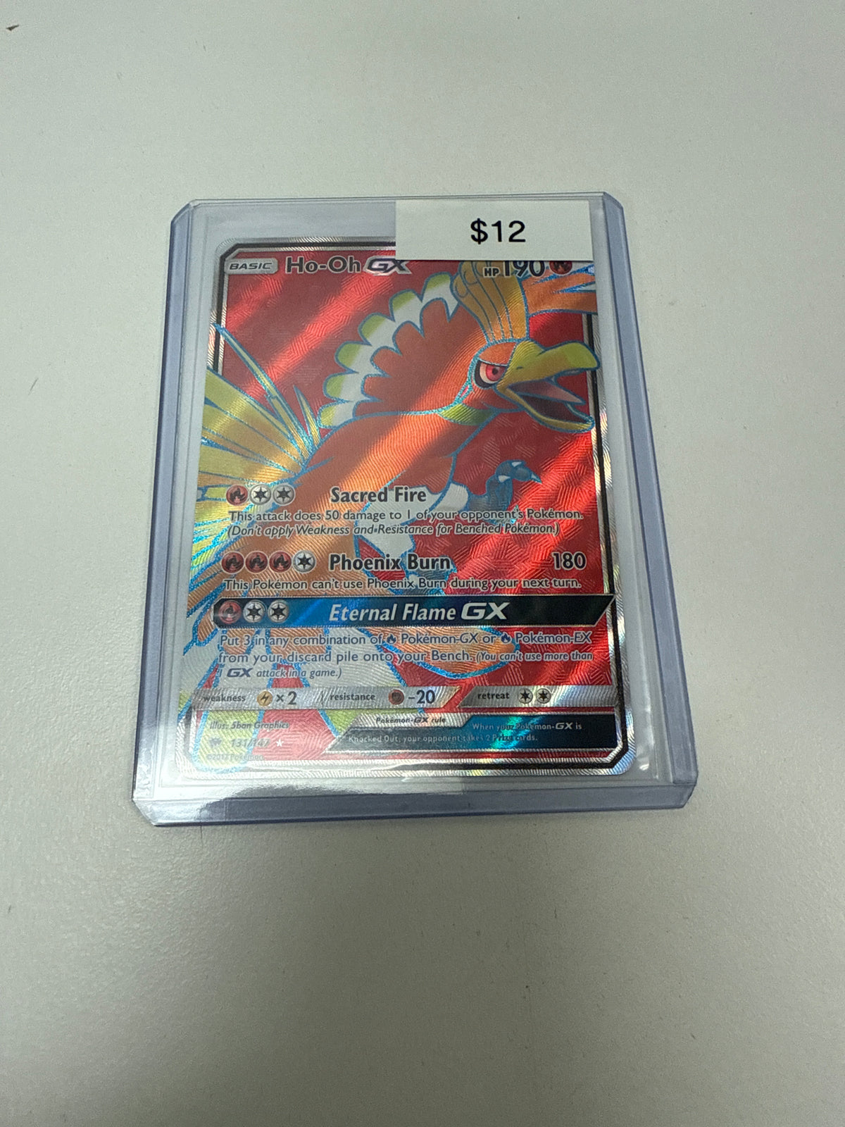 Pokemon Ho-Oh Gx Full Art #131/147