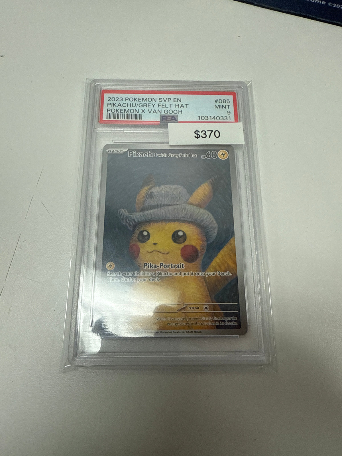Black Star Promo Pikachu Van Gogh #085 PSA 9