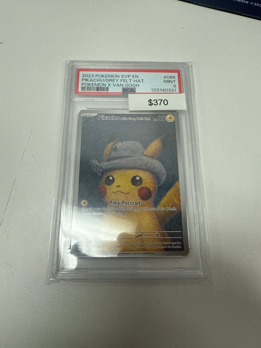 Black Star Promo Pikachu Van Gogh #085 PSA 9