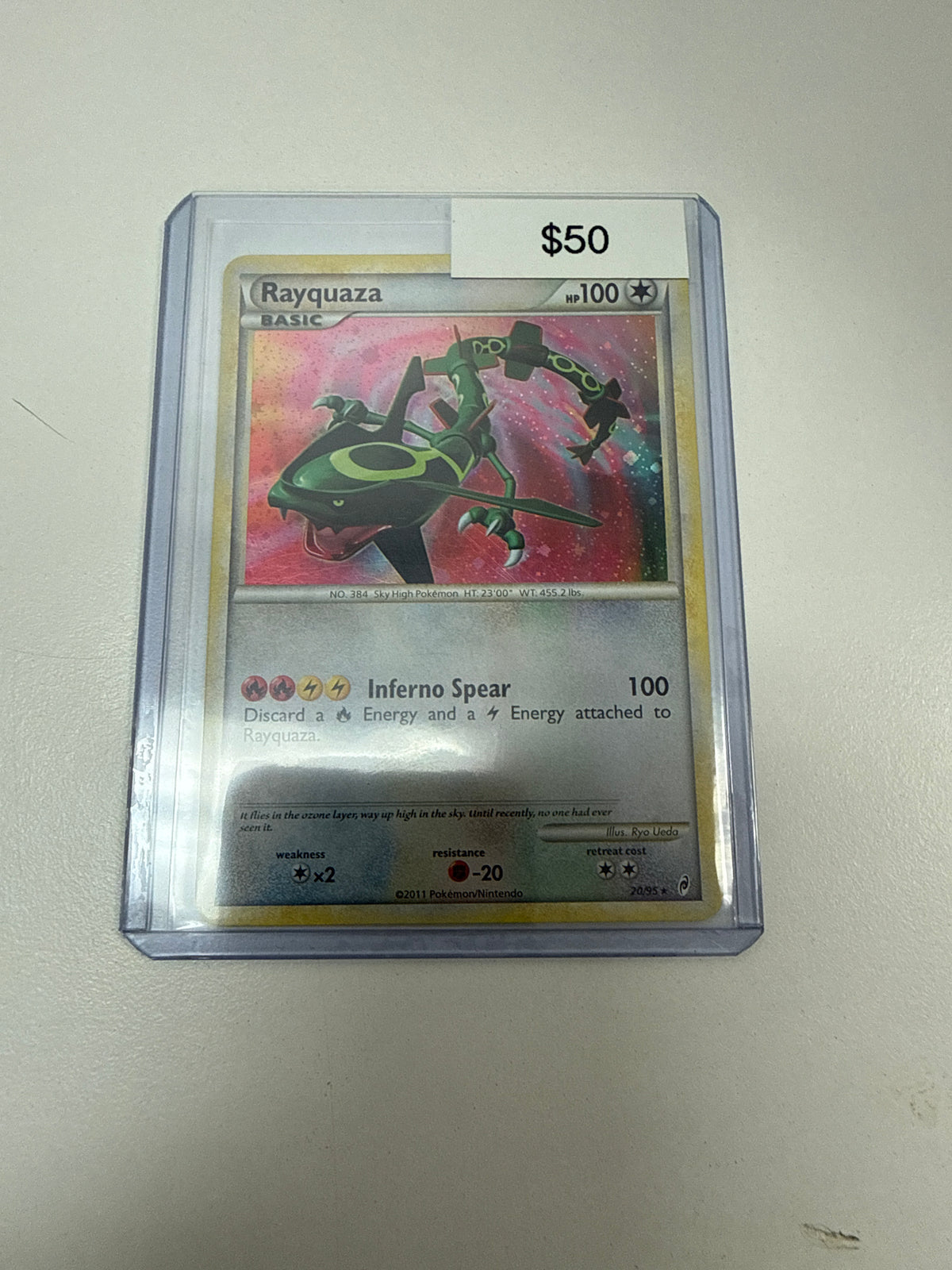 Pokemon Rayquaza Holo #20/95