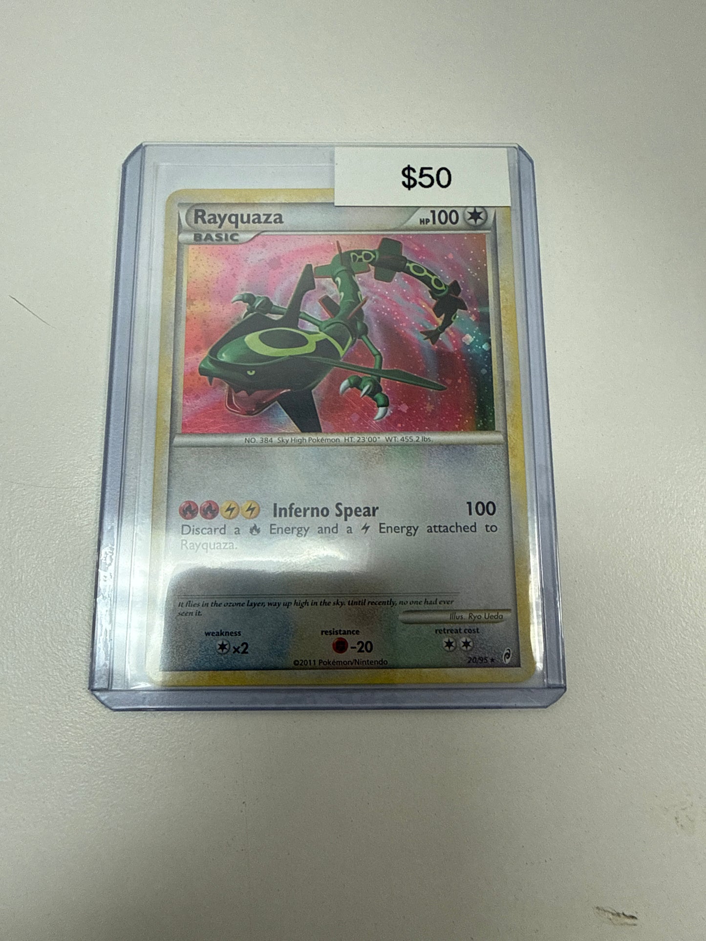 Pokemon Rayquaza Holo #20/95