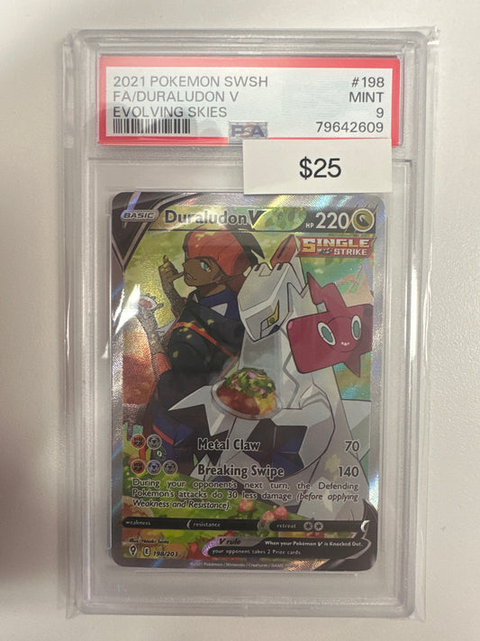Pokemon Duraludon V Alternate Art PSA 9