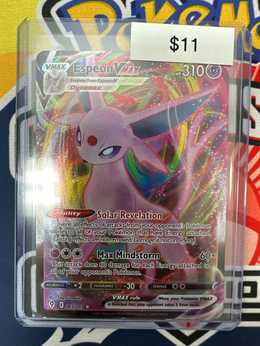 Pokemon Evolving Skies Espeon Vmax 065/203