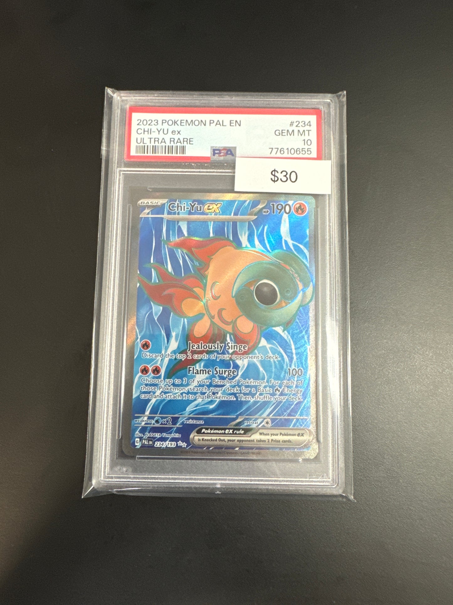 Pokémon Chi Yu EX 234 PSA 10