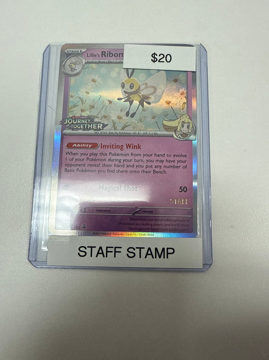 Journey Together Lillie’s Ribombee Staff Stamp #183