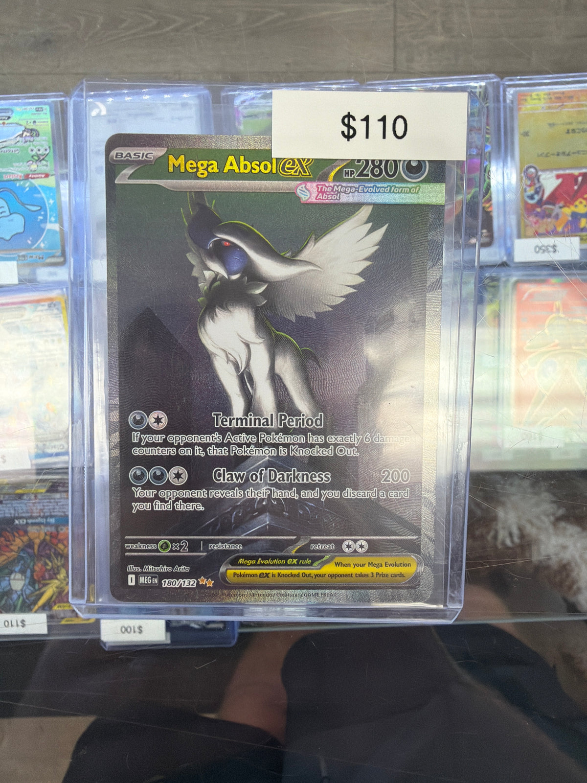 Pokemon Mega Evolution Mega Absol EX 180/132