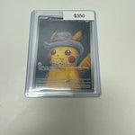 Pokemon Van Goh Promo Pikachu with grey felt hat 085