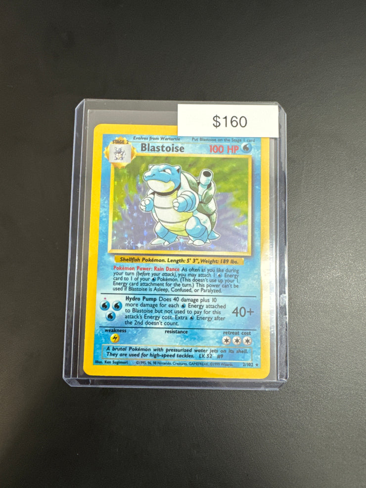 Pokémon Blastoise 2/102 Base Holo