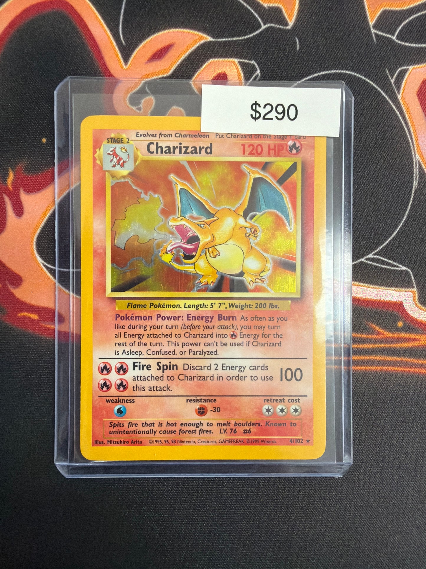 Pokemon Base Set Charizard Holo 4/102