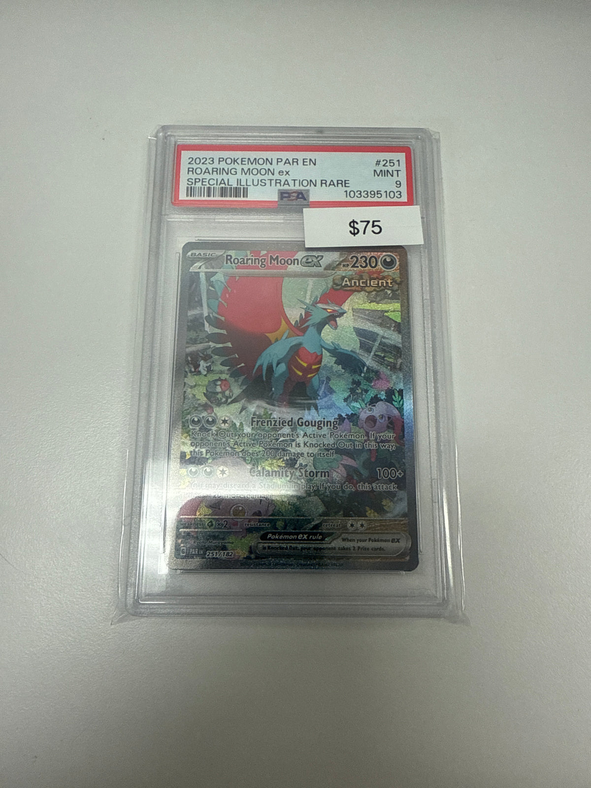 Paradox Rift Roaring Moon SIR #251/182 PSA 9