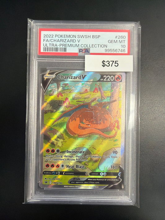 Pokemon Charizard V Promo #260 PSA 10
