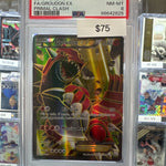 Pokemon Primal Clash FA Groudon EX 150/160 PSA 8