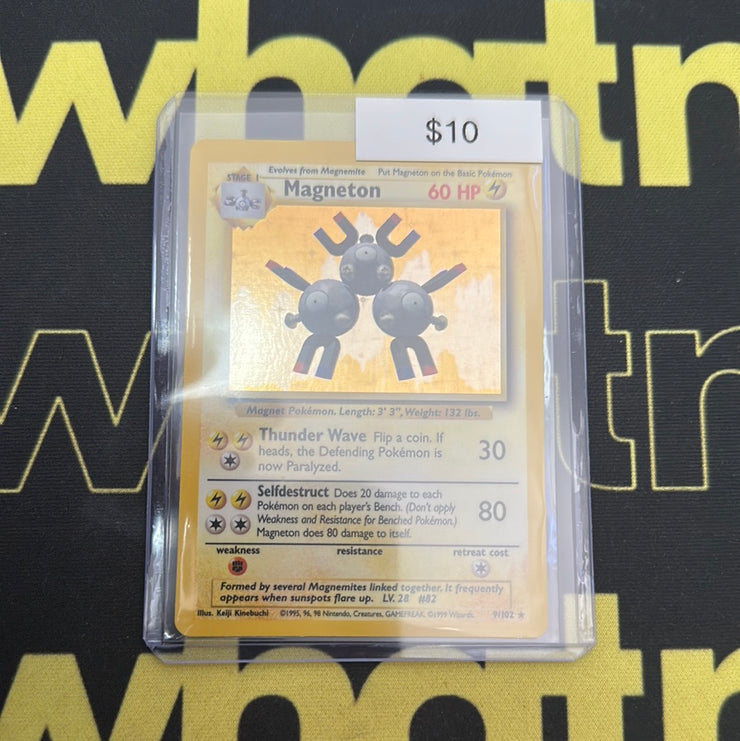 Pokémon Magneton Base Set Holo 9/102