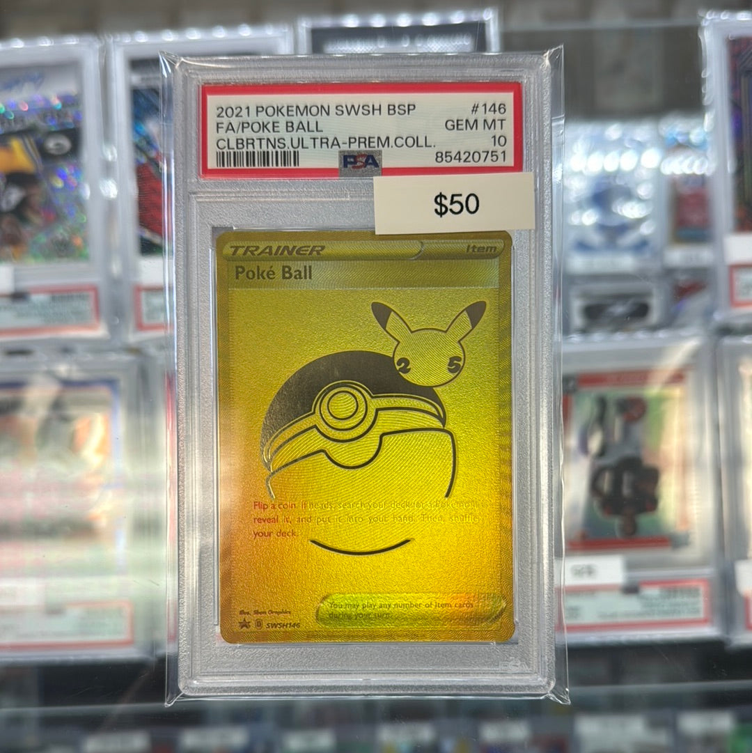 Pokémon Poke Ball Celebrations PSA 10