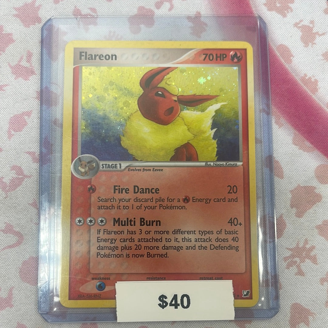 Pokémon Flareon Unseen Forces Holo 5/115